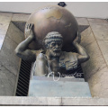 metal cast Atlas Holding the Heavens outdoor bronze atlas sculpture